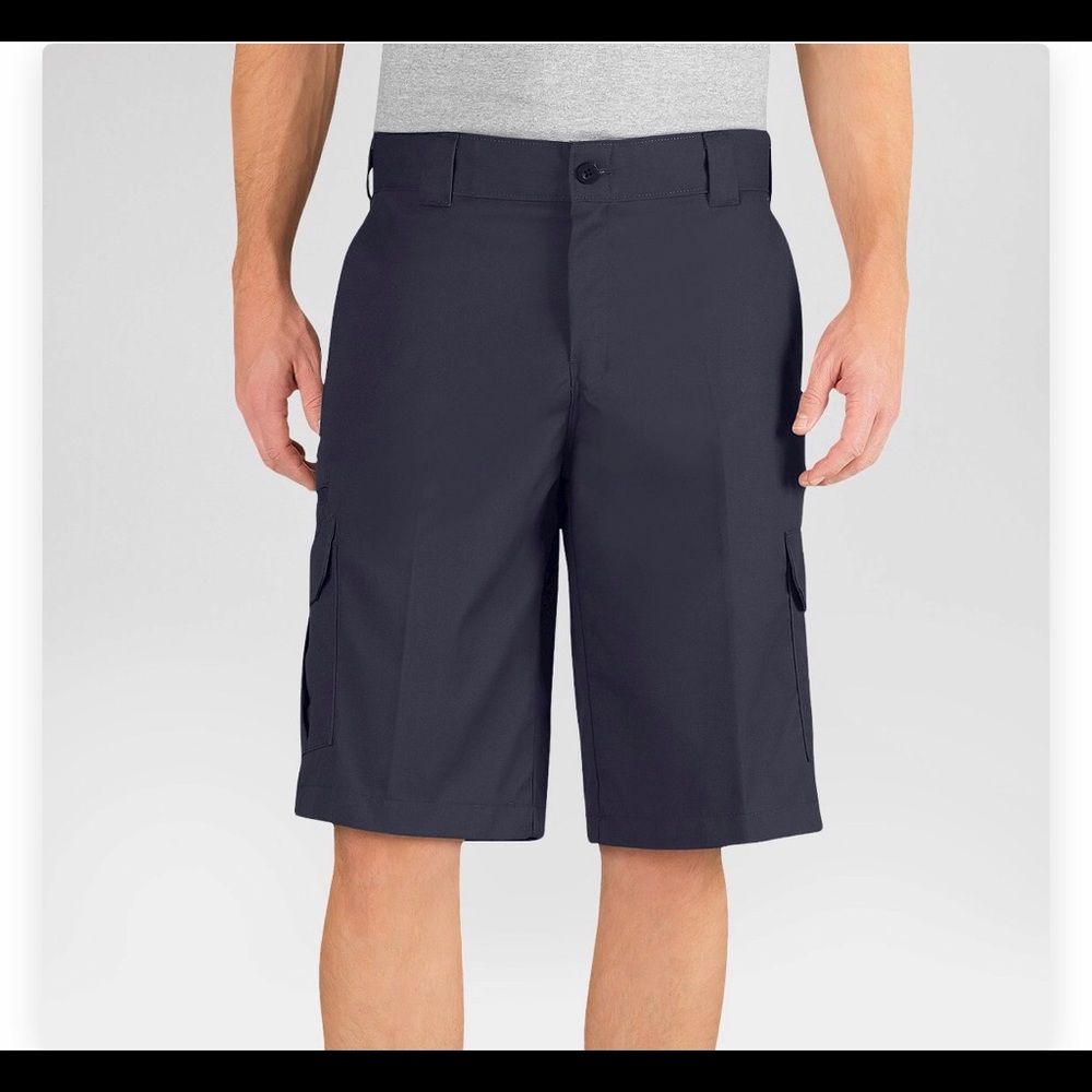 Blue cargo shorts
